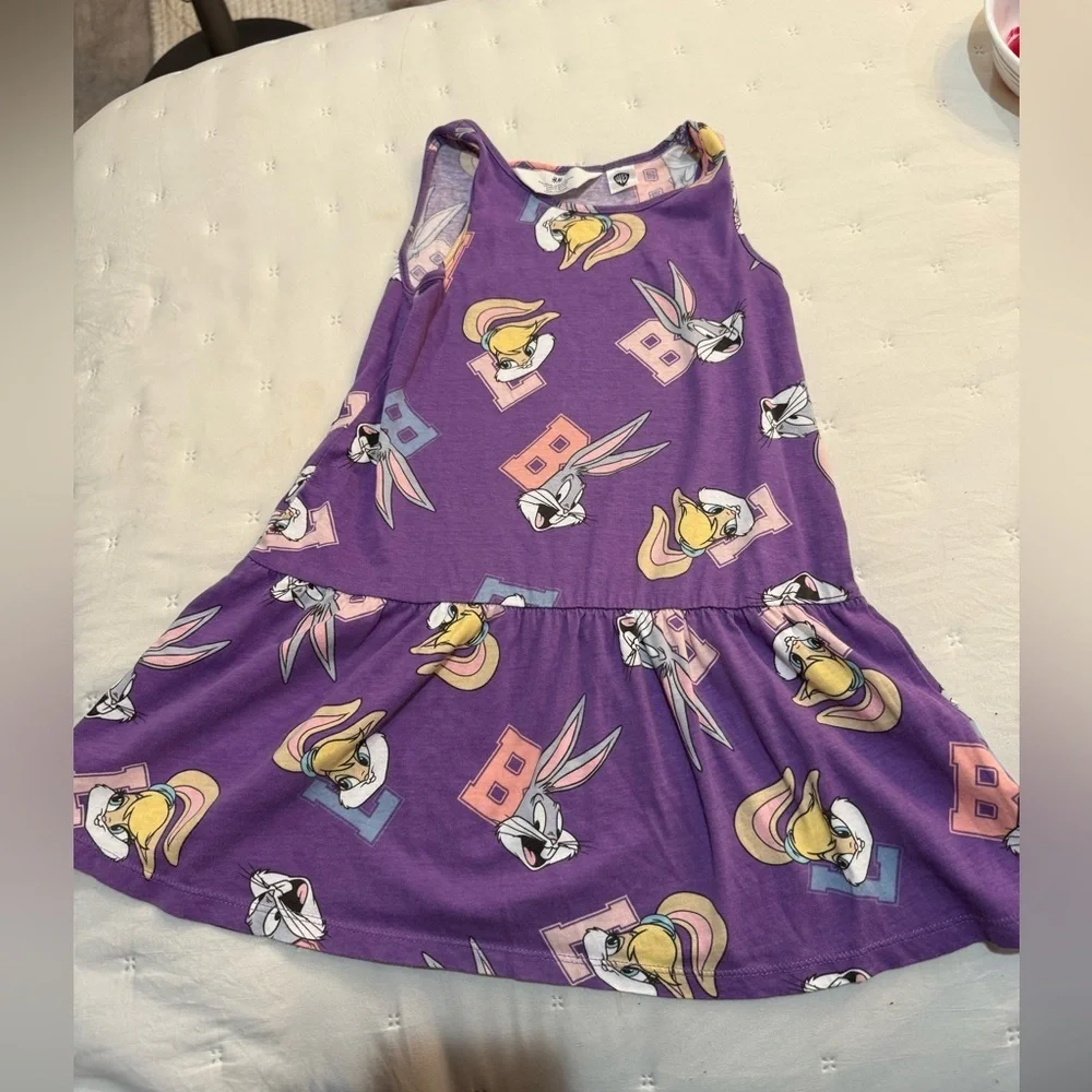 H&M Warner Bros Bugs Bunny Girl’s Dress Size 5T